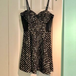 Black and white lace dress - NEW